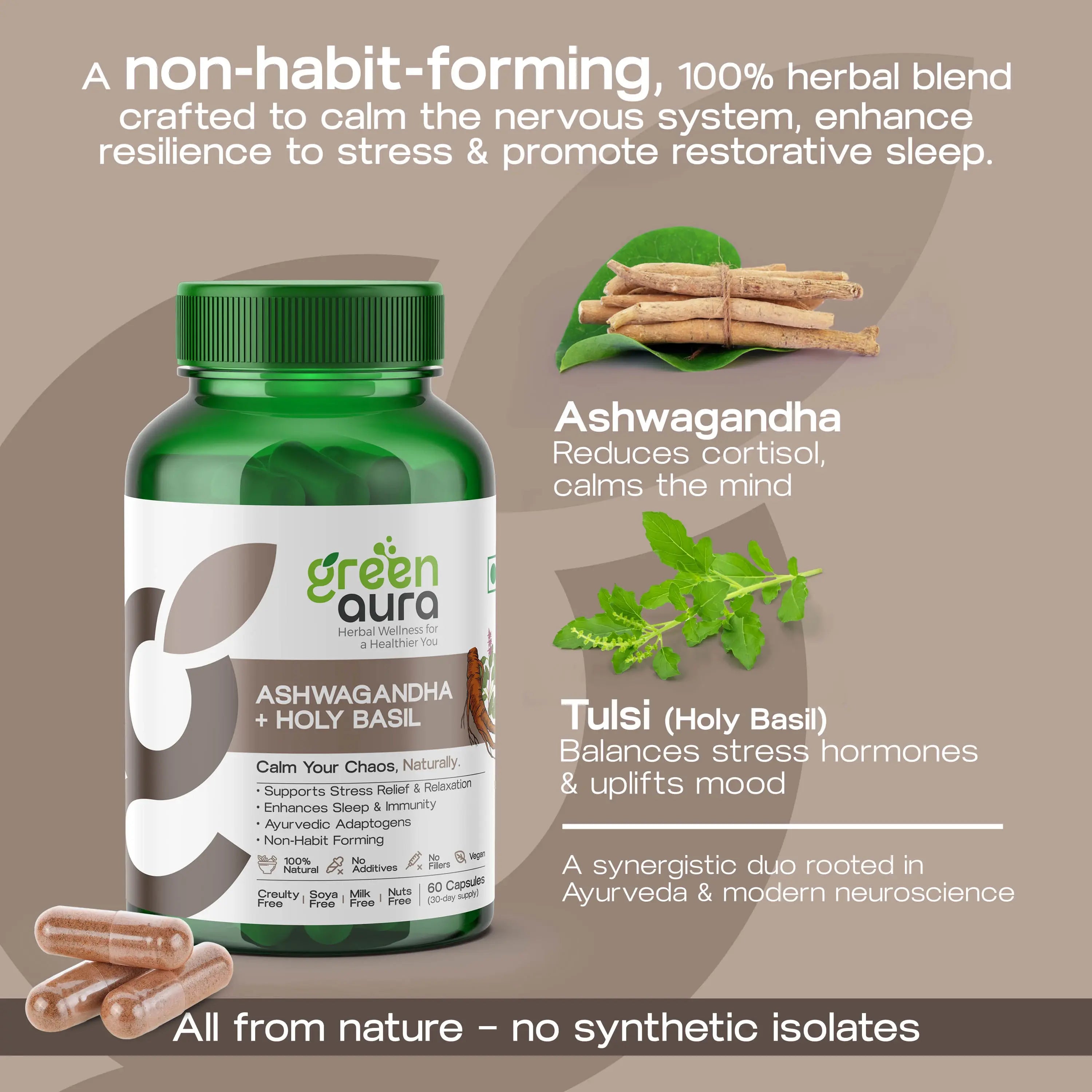 Ashwagandha + Holy Basil